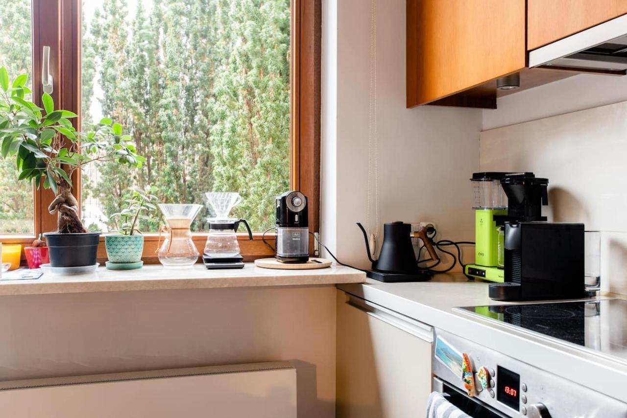 Mokotow, Apartment With Terrace, Greenery And Near The Airport! ワルシャワ エクステリア 写真